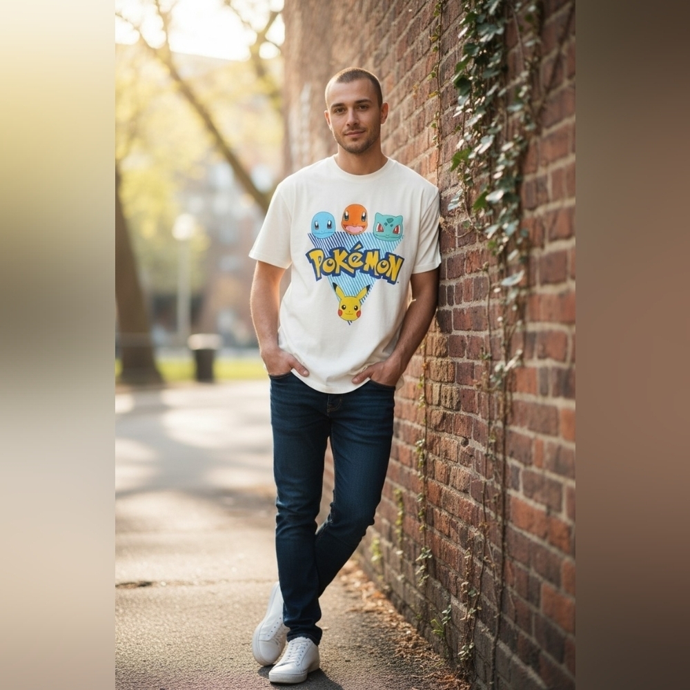 Old Navy Pokemon Men's Size 2XL Shirt Y2k Urban Wear